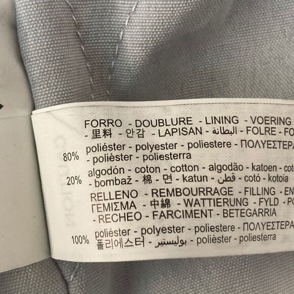 ZARA Varsity Bomer Letterman Jacket Limited Girls Large 13-14 Black DENIM Crop - Picture 10 of 10